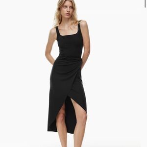 Wilfred free Saturn Midi Dress in size XS black